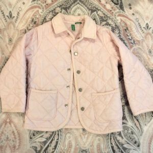 Girls Benetton quilted jacket